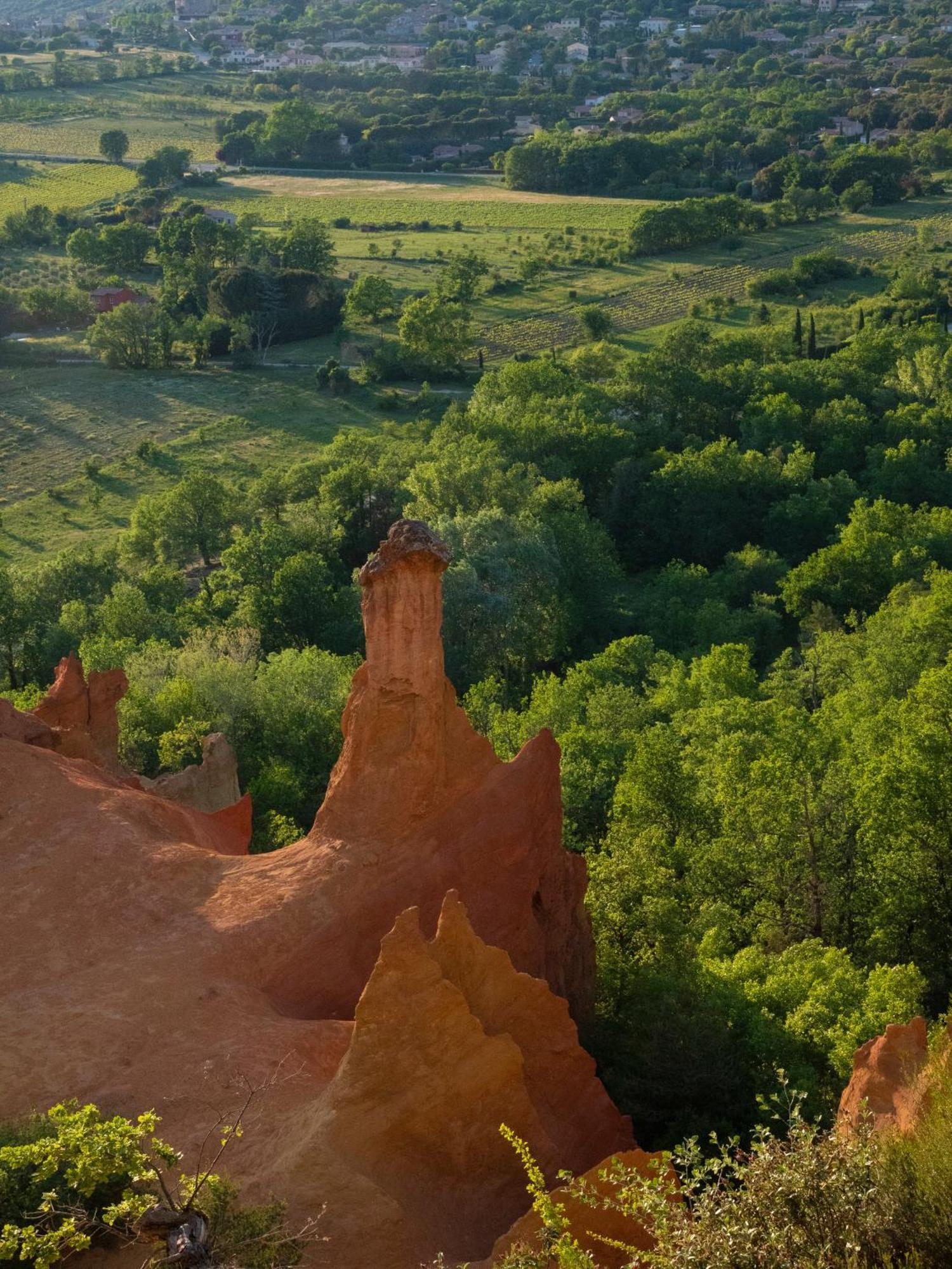 Вилла Maison Au Colorado Provencal Рюстрель Экстерьер фото